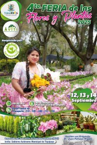 Feria de las flores y plantas en Sacaba